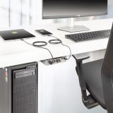 StarTech.com - 10G5A2CS-USB-C-HUB hub de interfaz USB 3.2 Gen 2 (3.1 Gen 2) Type-C 10000 Mbit/s Plata