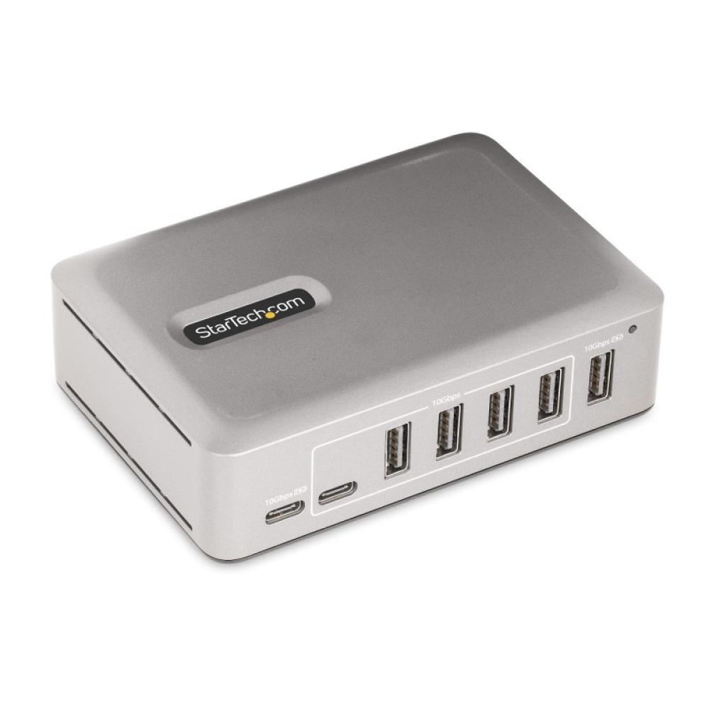 StarTech.com - 10G5A2CS-USB-C-HUB hub de interfaz USB 3.2 Gen 2 (3.1 Gen 2) Type-C 10000 Mbit/s Plata