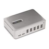 StarTech.com - 10G5A2CS-USB-C-HUB hub de interfaz USB 3.2 Gen 2 (3.1 Gen 2) Type-C 10000 Mbit/s Plata