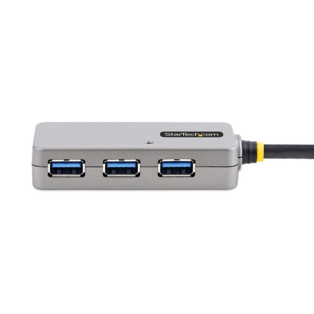 StarTech.com - U01043-USB-EXTENDER hub de interfaz USB 3.2 Gen 1 (3.1 Gen 1) Type-A 5000 Mbit/s Negro, Plata