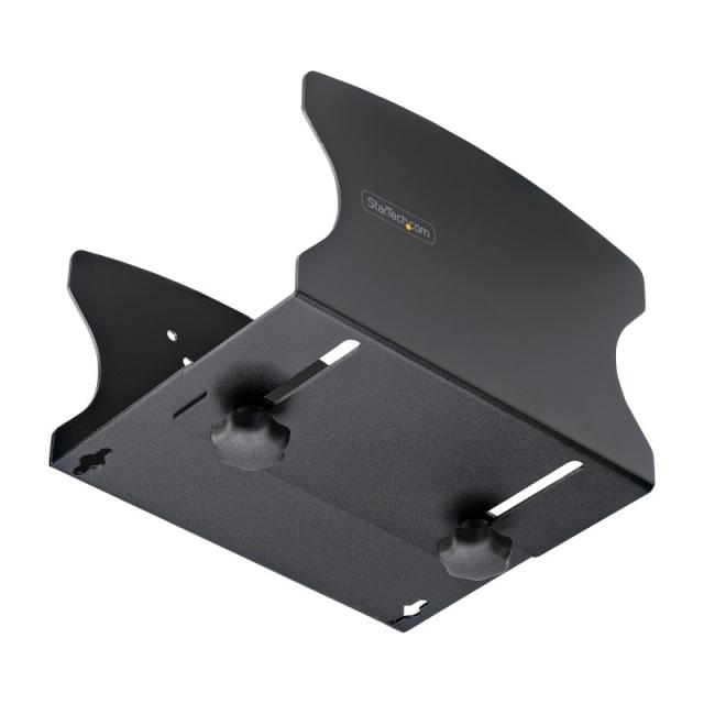 StarTech.com - Bracket Soporte de Montaje en Pared para PC - Soporta CPU de hasta 18kg - Ajustes sin Herramientas de 5cm a 20cm