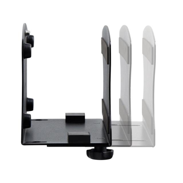 StarTech.com - Bracket Soporte de Montaje en Pared para PC - Soporta CPU de hasta 18kg - Ajustes sin Herramientas de 5cm a 20cm