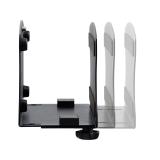 StarTech.com - Bracket Soporte de Montaje en Pared para PC - Soporta CPU de hasta 18kg - Ajustes sin Herramientas de 5cm a 20cm