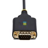 StarTech.com - 2P6FFC-USB-SERIAL cambiador de género para cable USB-A 2 x DB-9 RS-232 Negro, Gris