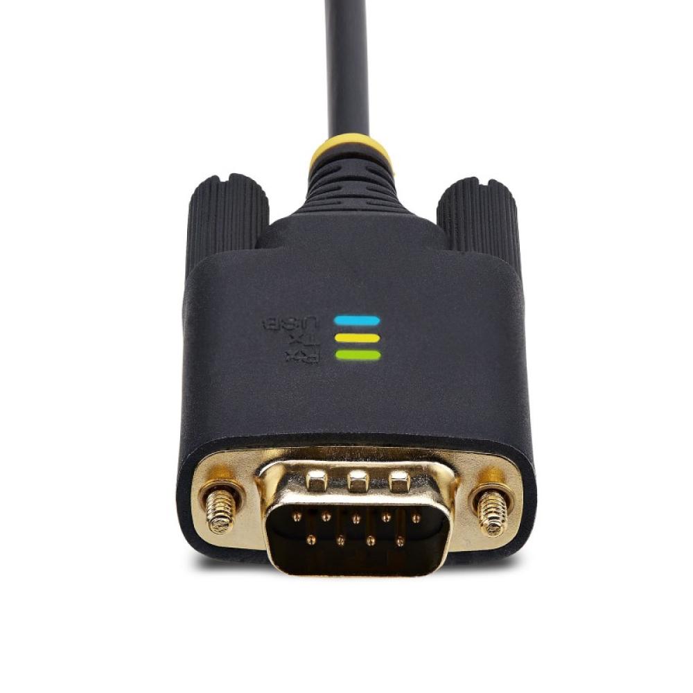 StarTech.com - 2P6FFC-USB-SERIAL cambiador de género para cable USB-A 2 x DB-9 RS-232 Negro, Gris
