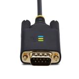 StarTech.com - 2P6FFC-USB-SERIAL cambiador de género para cable USB-A 2 x DB-9 RS-232 Negro, Gris