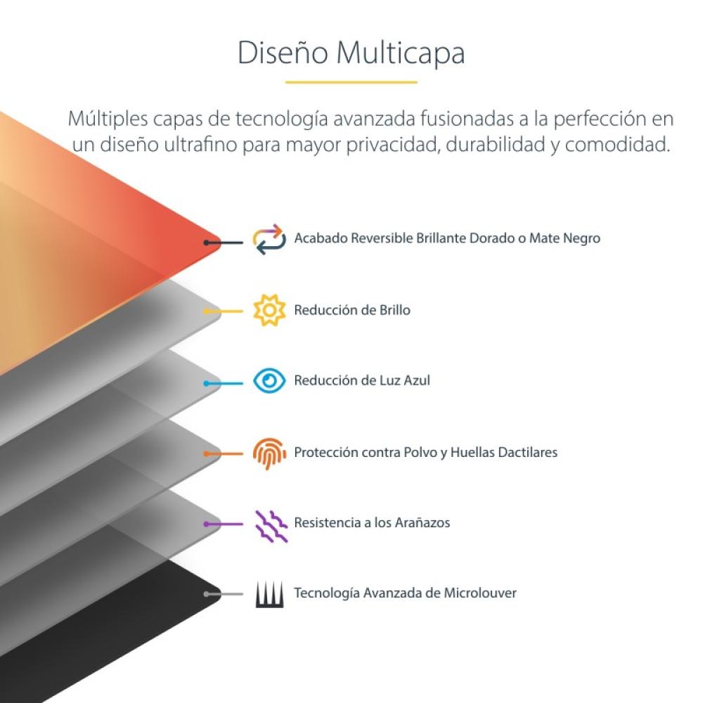 StarTech.com - Filtro de Privacidad Dorado para MacBook Pro 21/23 de 16in - con Privacidad Mejorada - Protector de Pantalla de D