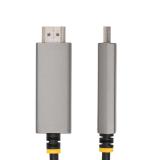 StarTech.com - Cable Adaptador de 1m USB-C a HDMI - 8K 60Hz - 4K 144Hz - HDR10 - Cable Conversor de Vídeo USB tipo C a HDMI 2.1