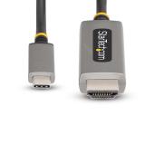 StarTech.com - Cable Adaptador de 1m USB-C a HDMI - 8K 60Hz - 4K 144Hz - HDR10 - Cable Conversor de Vídeo USB tipo C a HDMI 2.1