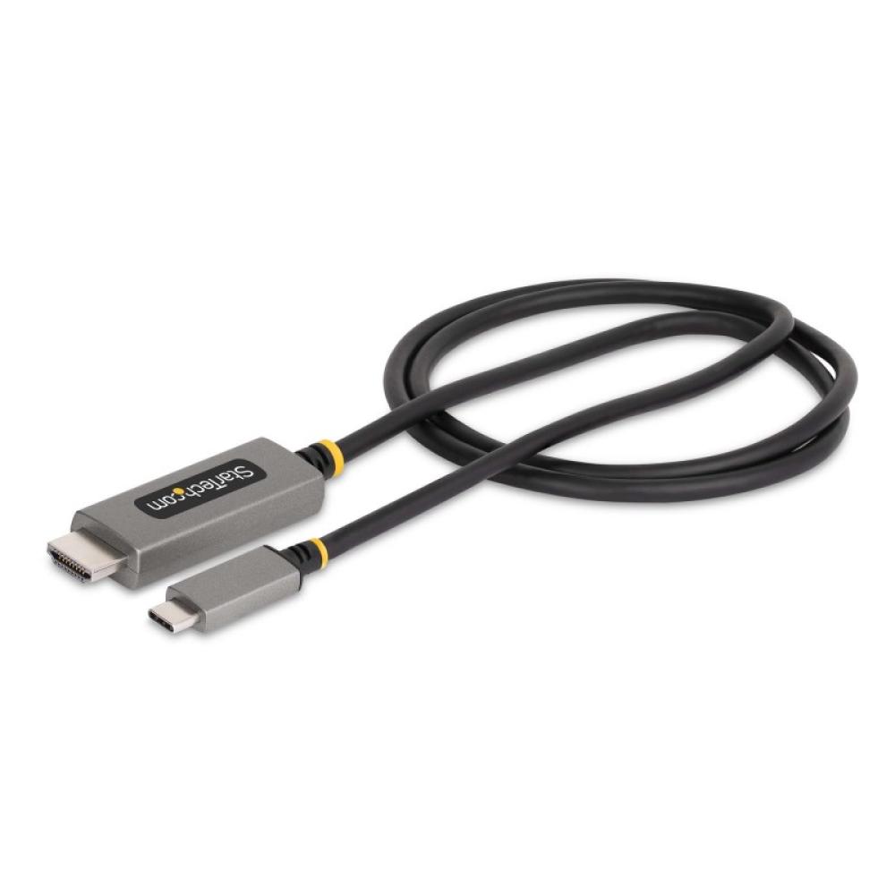 StarTech.com - Cable Adaptador de 1m USB-C a HDMI - 8K 60Hz - 4K 144Hz - HDR10 - Cable Conversor de Vídeo USB tipo C a HDMI 2.1