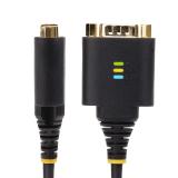 StarTech.com - Cable Adaptador USB a 2 Puertos Serie de 60cm - Cable Conversor USB a Serial - Retención COM - FTDI - Protección