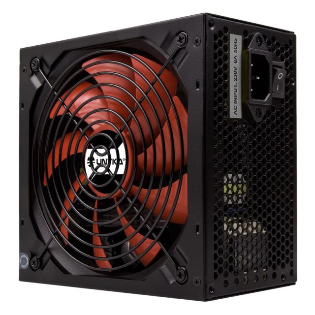 UNYKAch - UK210551 unidad de fuente de alimentación 550 W 20+4 pin ATX ATX Negro, Rojo