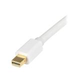 StarTech.com - Cable Conversor Mini DisplayPort a HDMI de 2m - Color Blanco - Ultra HD 4K