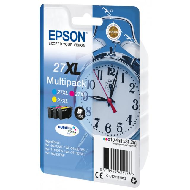 Epson - Alarm clock Multipack 3-colour 27XL DURABrite Ultra Ink