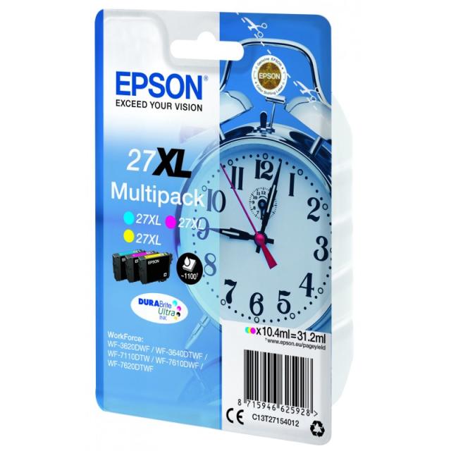 Epson - Alarm clock Multipack 3-colour 27XL DURABrite Ultra Ink