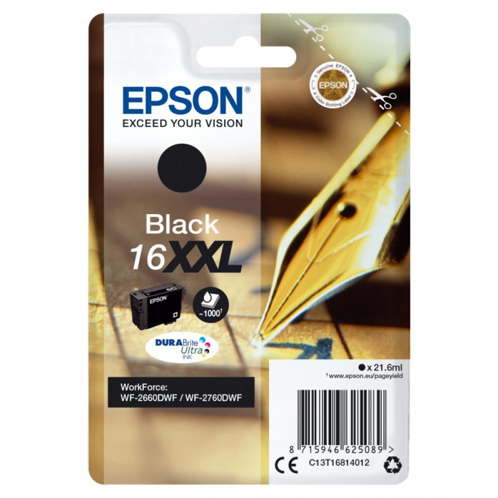 Epson - Singlepack Black 16XXL DURABrite Ultra Ink