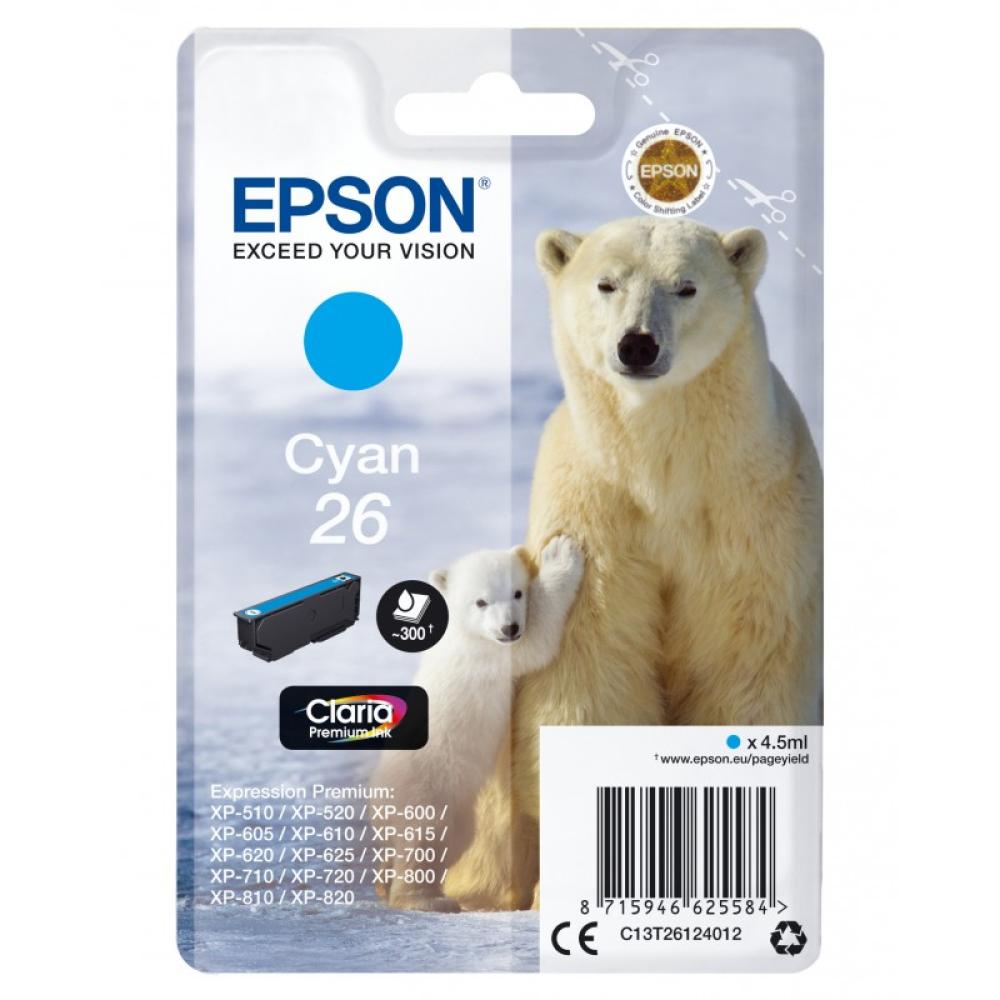 Epson - Polar bear Cartucho 26 cian