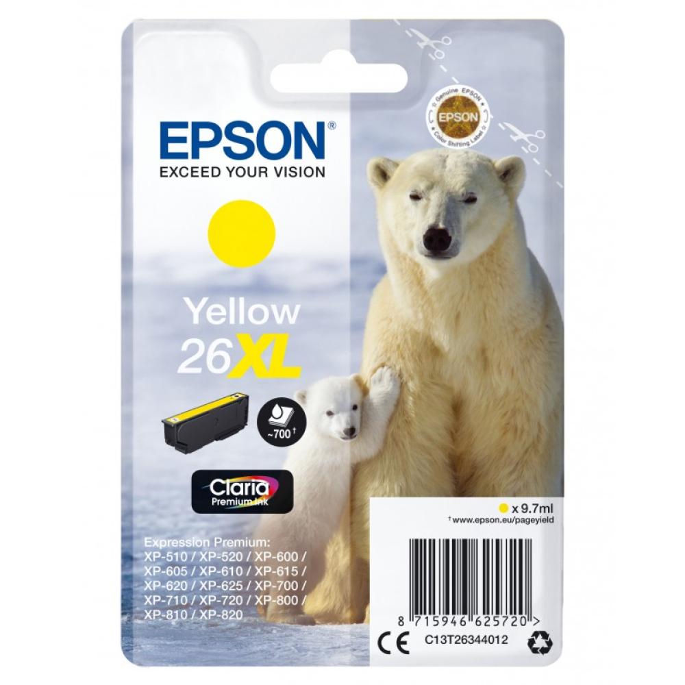 Epson - Polar bear Cartucho 26XL amarillo
