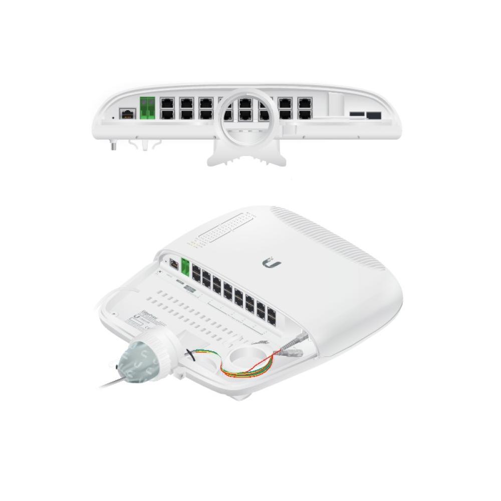 Ubiquiti - EP-S16 switch L2/L3 Gigabit Ethernet (10/100/1000) Energía sobre Ethernet (PoE) Blanco