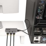 StarTech.com - Hub MST de 3 Puertos - Multiplicador Divisor DisplayPort a 3 Puertos HDMI 4K60Hz - Adaptador Gráfico DP 1.4 Multi