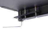 StarTech.com - Superficie Manga de Acero para la Esquina de una Mesa o Escritorio de Esquina - 12,7-38,1mm de Grosor - Bandeja E