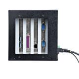 StarTech.com - Caja Externa de Expansión PCIe x2 a 4 Ranuras PCI Express x1 - Riser Extensor de 4 Slots PCIe con Tarjeta Host PC