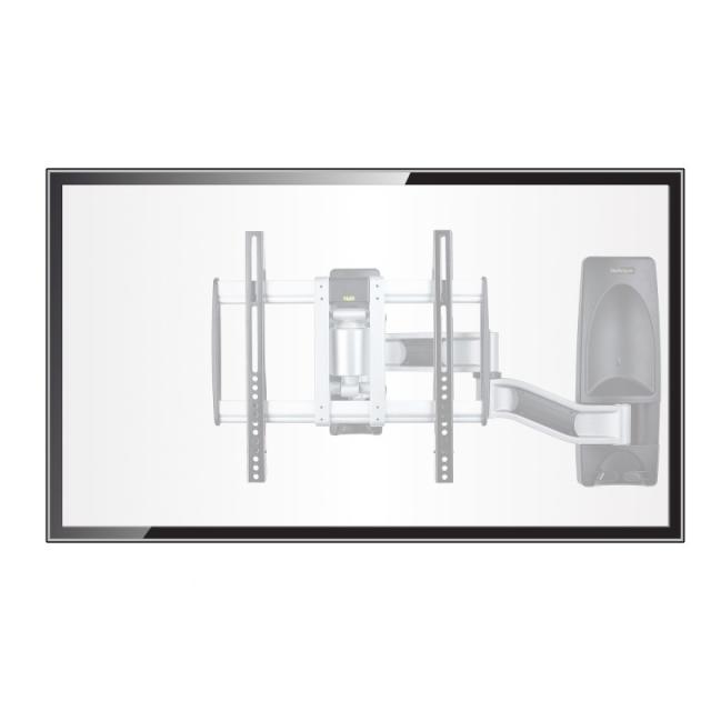 StarTech.com - Soporte de Montaje Articulado de Pared para Televisores - Soporte VESA de Pared - Soporta TV Plano o Curvos de 65