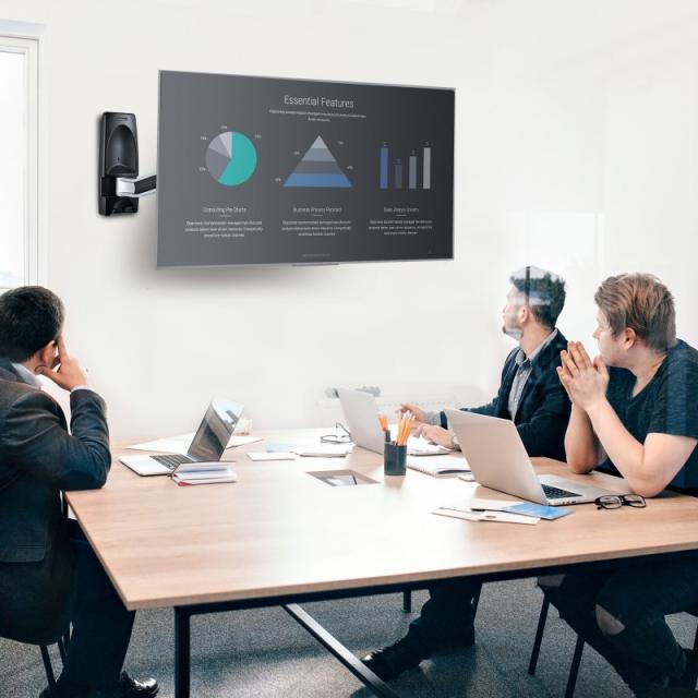 StarTech.com - Soporte de Montaje Articulado de Pared para Televisores - Soporte VESA de Pared - Soporta TV Plano o Curvos de 65