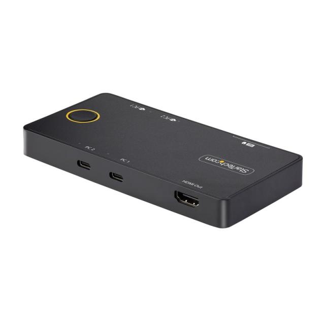 StarTech.com - C2-H46-UC2-PD-KVM interruptor KVM Negro