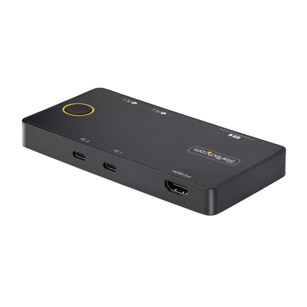 StarTech.com - C2-H46-UC2-PD-KVM interruptor KVM Negro