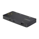 StarTech.com - C2-H46-UC2-PD-KVM interruptor KVM Negro