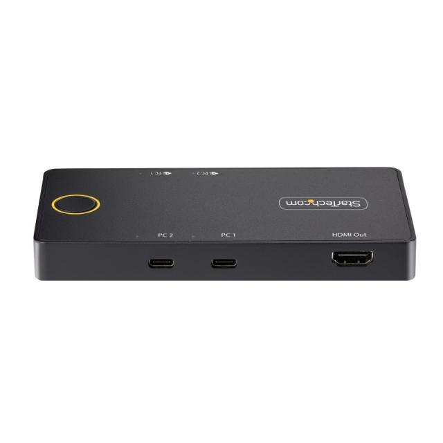 StarTech.com - C2-H46-UC2-PD-KVM interruptor KVM Negro