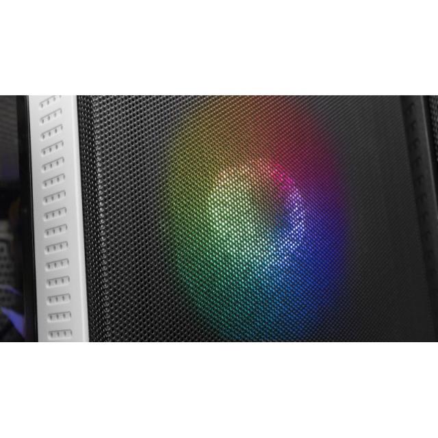 Mars Gaming - MCZW, Caja PC Compacta Premium, MicroATX, Panel+Frontal Mesh, Blanco