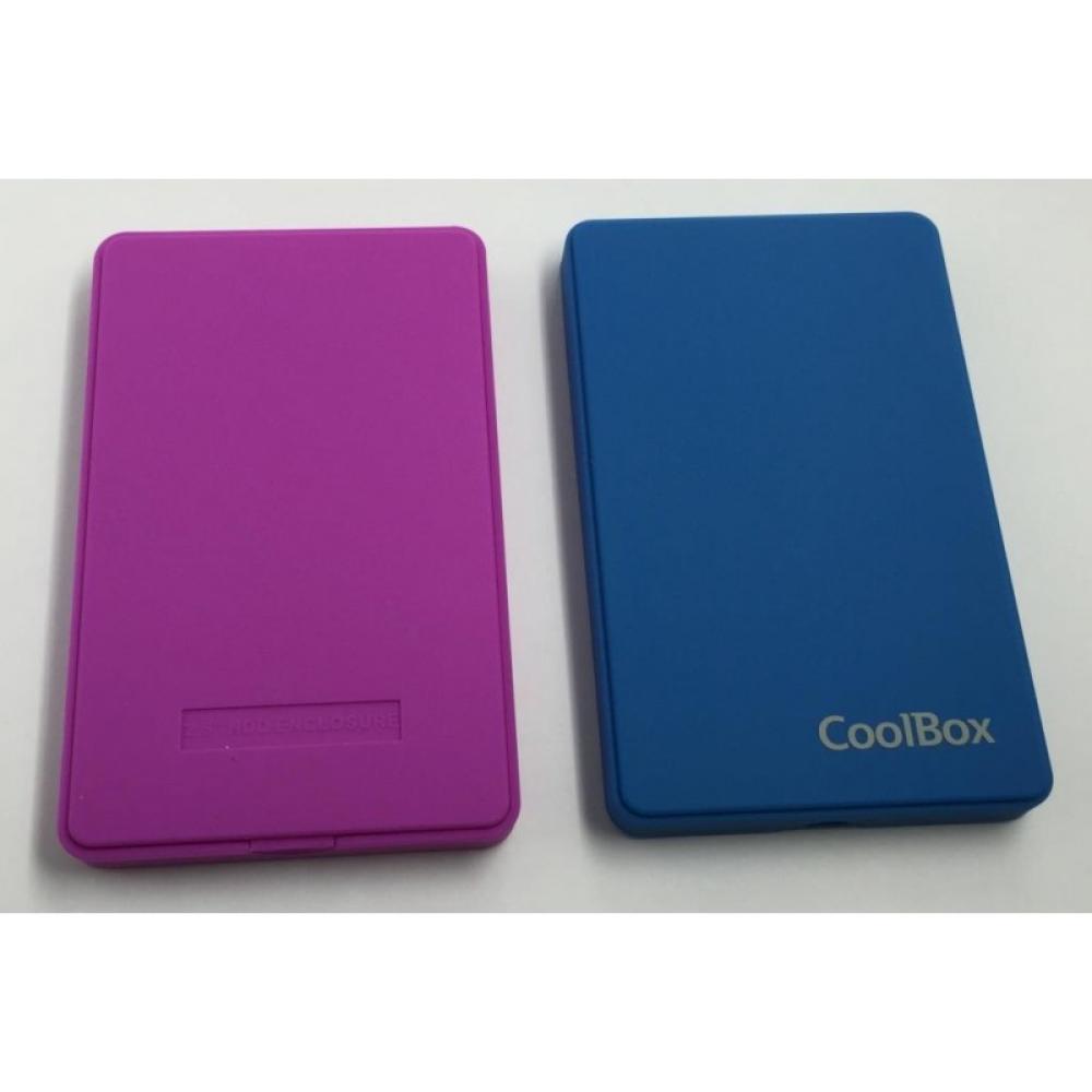 CoolBox - CAJA/CARCASA HDD/SSD 2.5" SLIMCOLOR SCG2543 GRIS USB3.2 GEN1