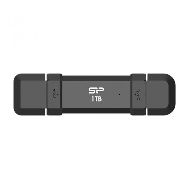 Silicon Power - DS72 unidad flash USB 1 TB USB Type-A / USB Type-C 3.2 Gen 2 (3.1 Gen 2) Negro