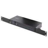 StarTech.com - Hub Ladrón USB 3.0 5Gb de 16 Puertos Industrial - Metal - Montaje en Rack/Superficie/DIN - Carga Compartida USB 1