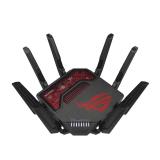 ASUS - ROG Rapture GT-BE19000 router inalámbrico Multi-Gigabit Ethernet Tribanda (2.4 GHz / 5 GHz / 6 GHz) Negro, Rojo