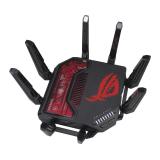 ASUS - ROG Rapture GT-BE19000 router inalámbrico Multi-Gigabit Ethernet Tribanda (2.4 GHz / 5 GHz / 6 GHz) Negro, Rojo