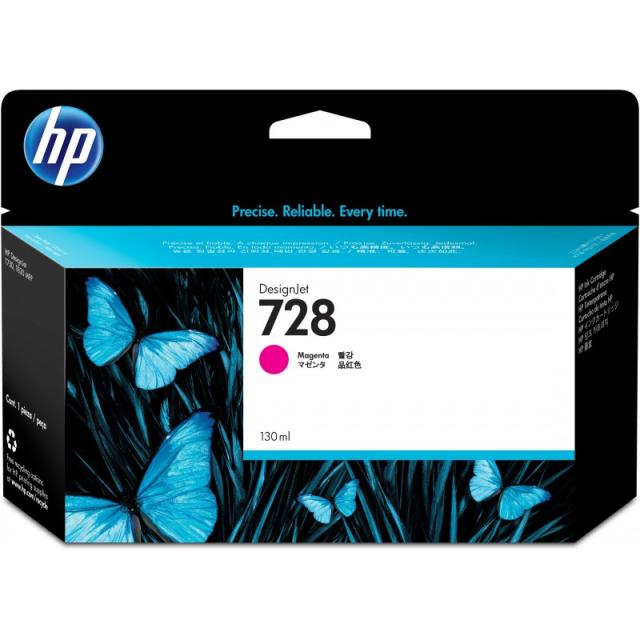 HP - Cartucho de tinta DesignJet 728 magenta de 130 ml
