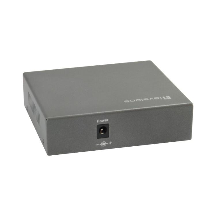 LevelOne - GEP-0523 switch Gigabit Ethernet (10/100/1000) Energía sobre Ethernet (PoE) Negro