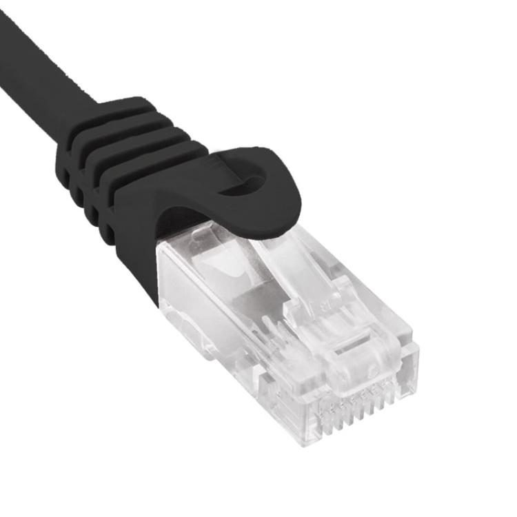 Phasak - Cable de Red Cat.6 UTP Solido CCA Cat.6 UTP Negro 3M