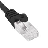 Phasak - Cable de Red Cat.6 UTP Solido CCA Cat.6 UTP Negro 3M