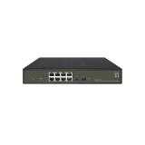 LevelOne - GES-2110P switch Gestionado L2 Gigabit Ethernet (10/100/1000) Energía sobre Ethernet (PoE) Negro