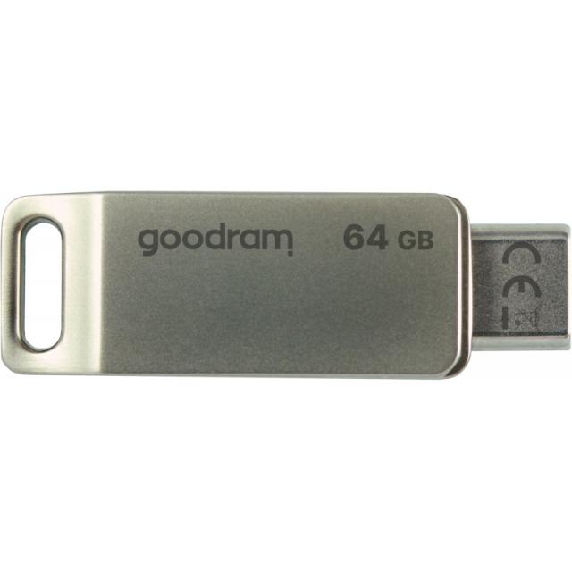 Goodram - ODA3 unidad flash USB 64 GB USB Type-A / USB Type-C 3.2 Gen 1 (3.1 Gen 1) Plata