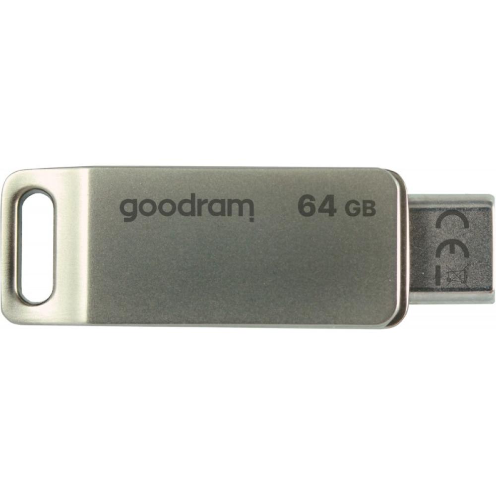 Goodram - ODA3 unidad flash USB 64 GB USB Type-A / USB Type-C 3.2 Gen 1 (3.1 Gen 1) Plata