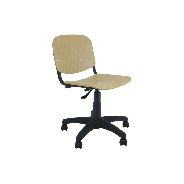 Silla Fissa Giratoria Sin Tapizar Madera