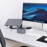 TooQ - TQDS-805G base de conexión para disco duro USB 3.2 Gen 1 (3.1 Gen 1) Type-B Aluminio