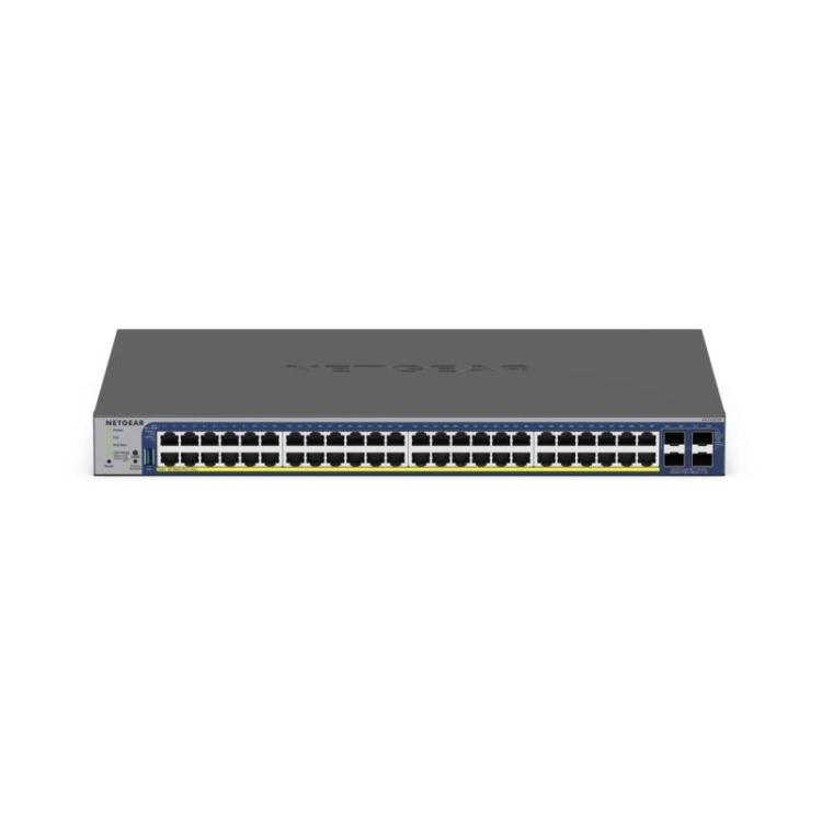 NETGEAR - GS752TXP Gestionado L2/L3/L4 10G Ethernet (100/1000/10000) Energía sobre Ethernet (PoE) Negro
