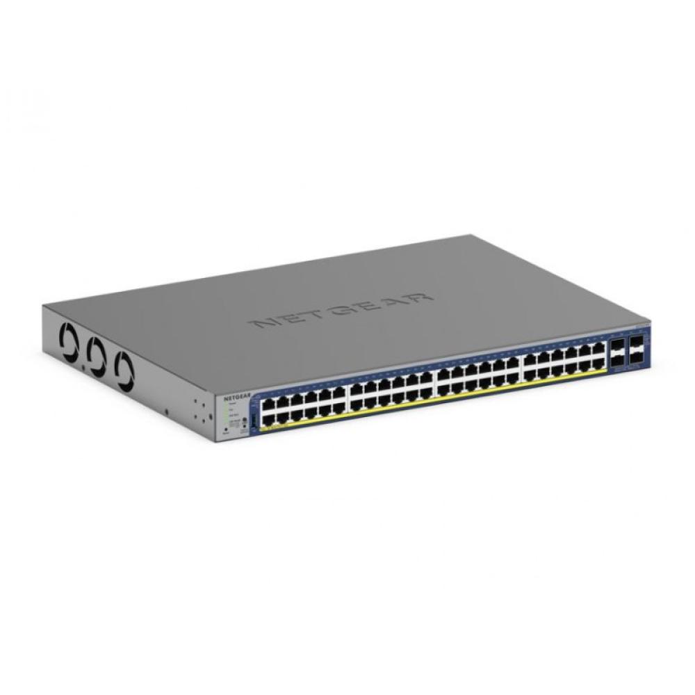 NETGEAR - GS752TXP Gestionado L2/L3/L4 10G Ethernet (100/1000/10000) Energía sobre Ethernet (PoE) Negro