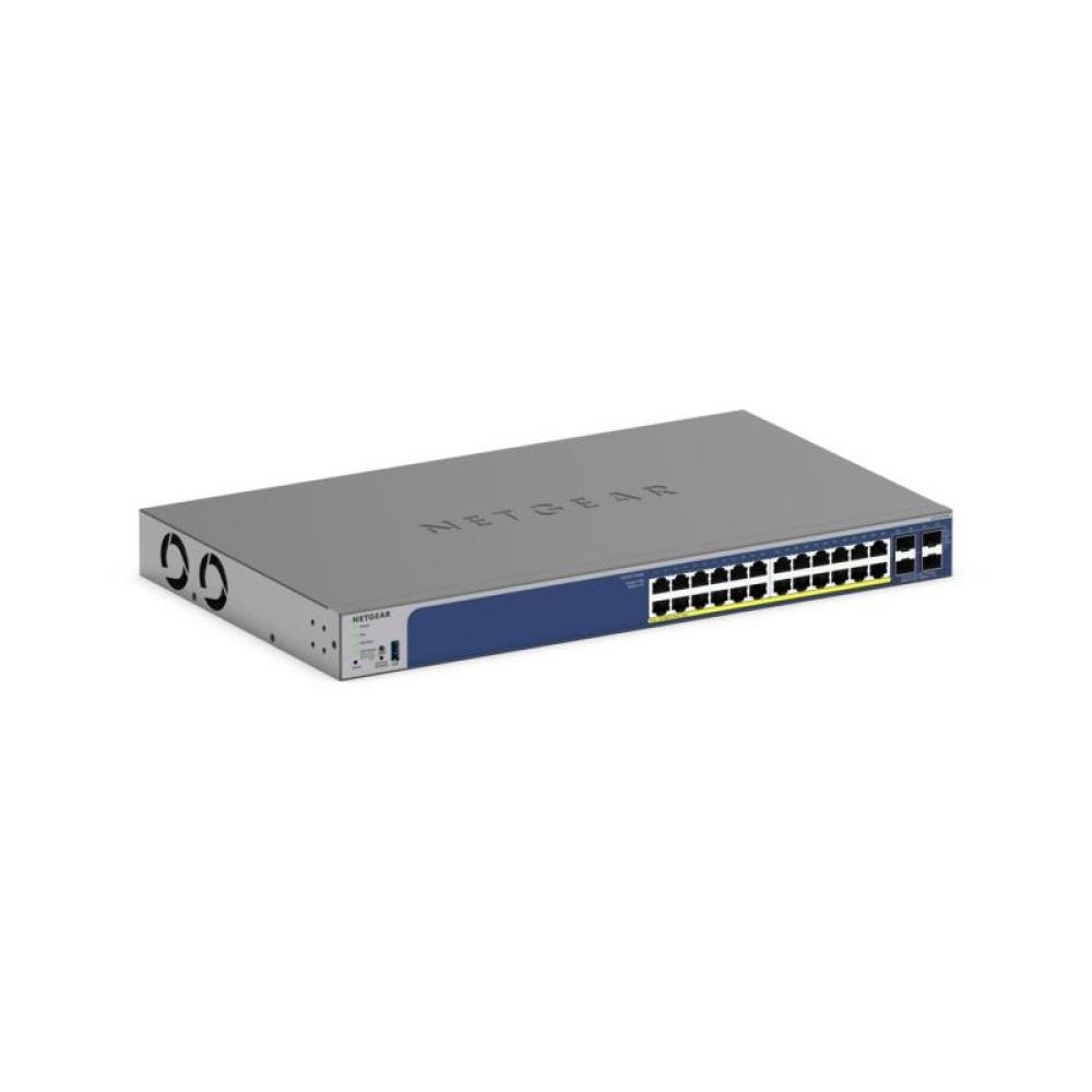 NETGEAR - GS728TXP L2/L3 10G Ethernet (100/1000/10000) Energía sobre Ethernet (PoE) Negro